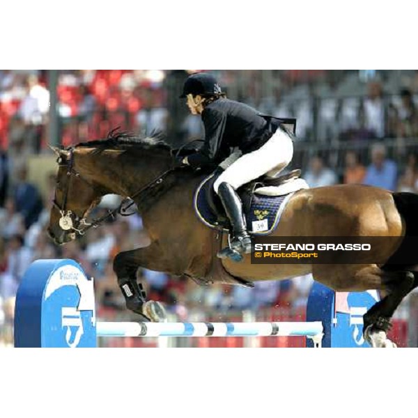 Lotta Schulz on Calibra II 75¡ Csio - Samsung Nation\'s Cup Rome, 25th may 2007 ph. Stefano Grasso