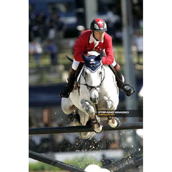 Pius Schwizer on Nobless M 75¡ Csio - Samsung Nations\' Cup Rome, 26th may 2007 ph. Stefano Grasso