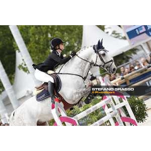 LGCT of Paris - Class 16 - Jennifer Gates on Luftikus S - Paris , Champ de Mars - 2 July 2017 - ph.Stefano Grasso/LGCT