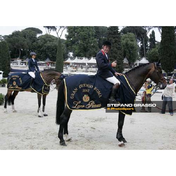 ROMA - Villa Borghese - 75¡ Piazza di Siena - John Whitaker on Peppermil and Jonella Ligresti on Nanta during the Loro Piana Grand Prix Rome, 27th may 2007 ph. Stefano Grasso