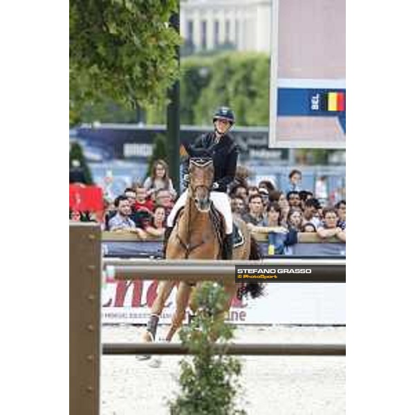 LGCT of Paris - Class 16 - Cindy van der Straten on Chacco R - Paris , Champ de Mars - 2 July 2017 - ph.Stefano Grasso/LGCT