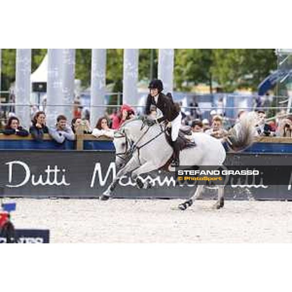 LGCT of Paris - Class 16 - Jessica Springsteen on Cynar V. - Paris , Champ de Mars - 2 July 2017 - ph.Stefano Grasso/LGCT