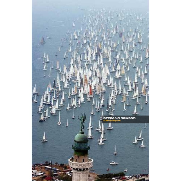 \'one minute to start of Barcolana 2003 Triest oct. 12 2003\'ph.Stefano Grasso 