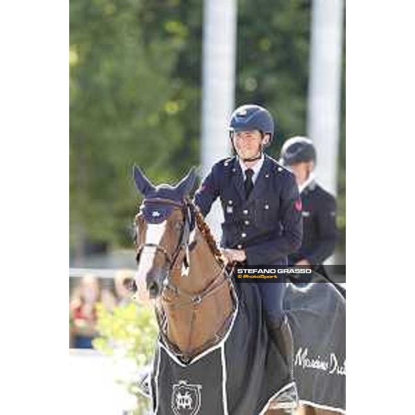 LGCT of Paris - Class 16 - Prize giving ceremony - Lorenzo De Luca on Halifax van het Kluizebos with the Massimo Dutti Eiffel Challenge - Paris , Champ de Mars - 2 July 2017 - ph.Stefano Grasso/LGCT