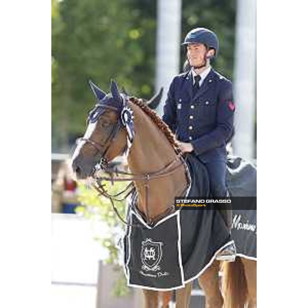 LGCT of Paris - Class 16 - Prize giving ceremony - Lorenzo De Luca on Halifax van het Kluizebos with the Massimo Dutti Eiffel Challenge - Paris , Champ de Mars - 2 July 2017 - ph.Stefano Grasso/LGCT