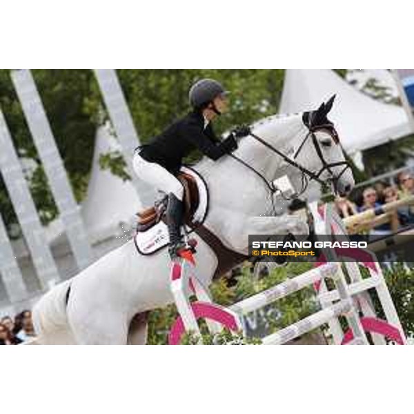 LGCT of Paris - Class 16 - Georgina Bloomberg on Manodie II H - Paris , Champ de Mars - 2 July 2017 - ph.Stefano Grasso/LGCT