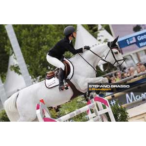 LGCT of Paris - Class 16 - Georgina Bloomberg on Manodie II H - Paris , Champ de Mars - 2 July 2017 - ph.Stefano Grasso/LGCT