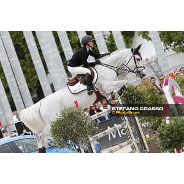 LGCT of Paris - Class 16 - Georgina Bloomberg on Manodie II H - Paris , Champ de Mars - 2 July 2017 - ph.Stefano Grasso/LGCT
