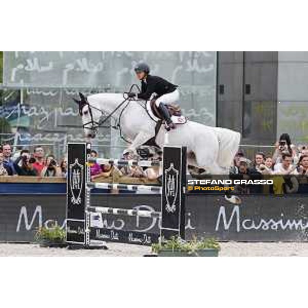LGCT of Paris - Class 16 - Georgina Bloomberg on Manodie II H - Paris , Champ de Mars - 2 July 2017 - ph.Stefano Grasso/LGCT
