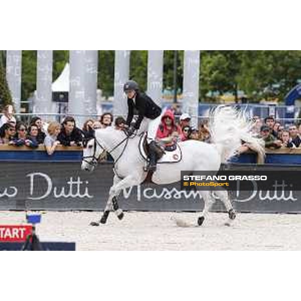 LGCT of Paris - Class 16 - Georgina Bloomberg on Manodie II H - Paris , Champ de Mars - 2 July 2017 - ph.Stefano Grasso/LGCT