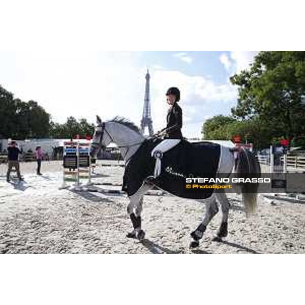 LGCT of Paris - Class 16 - Prize giving ceremony - Jessica Springsteen on Cynar V. - Paris , Champ de Mars - 2 July 2017 - ph.Stefano Grasso/LGCT