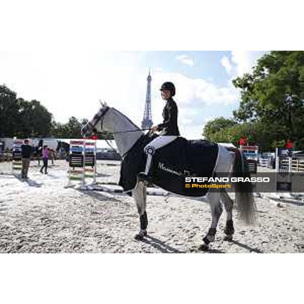 LGCT of Paris - Class 16 - Prize giving ceremony - Jessica Springsteen on Cynar V. - Paris , Champ de Mars - 2 July 2017 - ph.Stefano Grasso/LGCT
