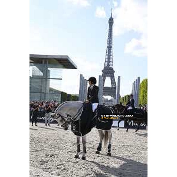 LGCT of Paris - Class 16 - Prize giving ceremony - Jessica Springsteen on Cynar V. - Paris , Champ de Mars - 2 July 2017 - ph.Stefano Grasso/LGCT