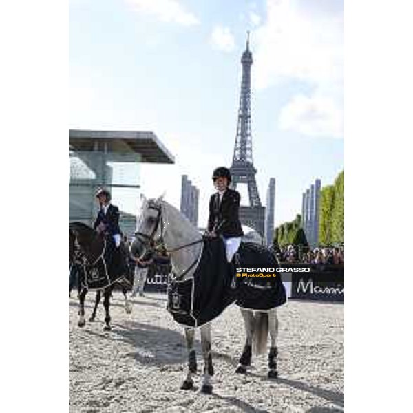 LGCT of Paris - Class 16 - Prize giving ceremony - Jessica Springsteen on Cynar V. - Paris , Champ de Mars - 2 July 2017 - ph.Stefano Grasso/LGCT