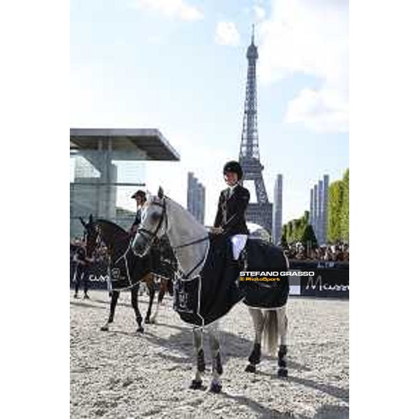 LGCT of Paris - Class 16 - Prize giving ceremony - Jessica Springsteen on Cynar V. - Paris , Champ de Mars - 2 July 2017 - ph.Stefano Grasso/LGCT