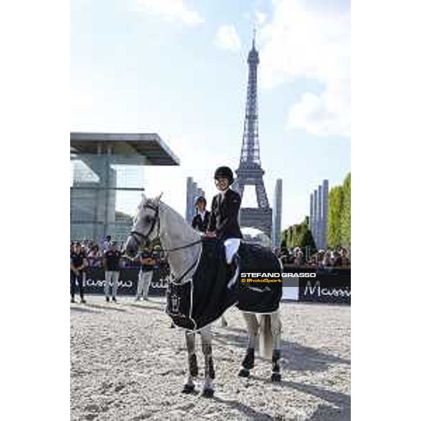 LGCT of Paris - Class 16 - Prize giving ceremony - Jessica Springsteen on Cynar V. - Paris , Champ de Mars - 2 July 2017 - ph.Stefano Grasso/LGCT