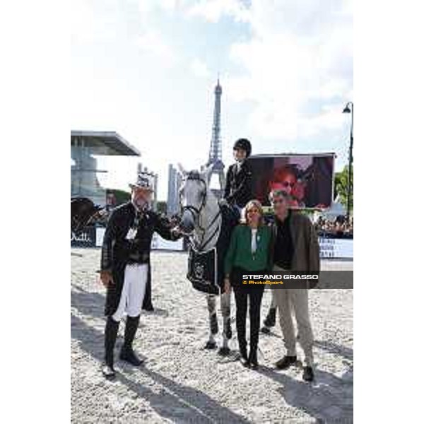 LGCT of Paris - Class 16 - Prize giving ceremony - Jessica Springsteen on Cynar V. - Paris , Champ de Mars - 2 July 2017 - ph.Stefano Grasso/LGCT