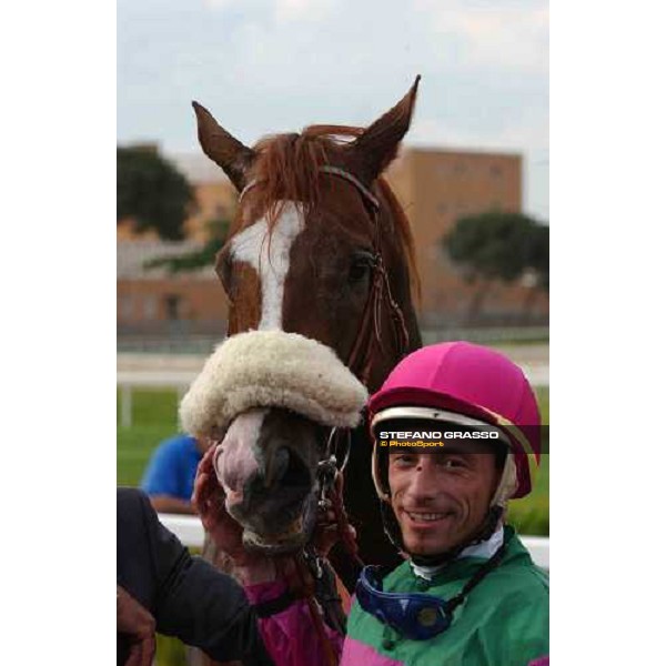 Mariolino Esposito and Altieri Premio Presidente della Repubblica Rome Capannelle 16th may 2004 ph. Stefano Grasso