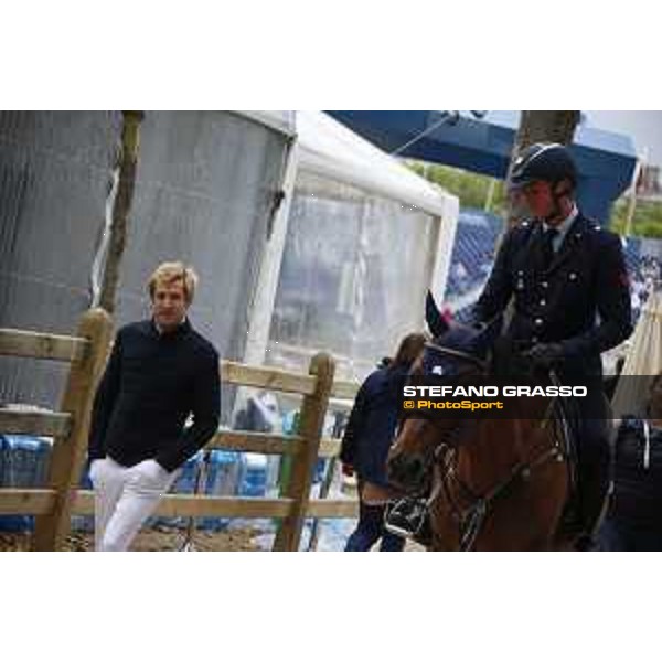 LGCT of Paris - Behind the scenes - Lorenzo de Luca and Guillaume Canet - Paris , Champ de Mars - 30 June 2017 - ph.Mario Grassia/LGCT