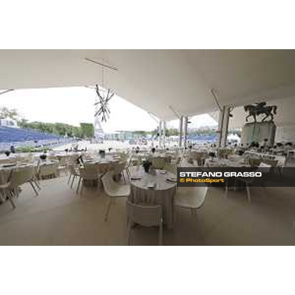LGCT of Paris - A view of the VIP lounge and the food service - Paris , Champ de Mars - 1 July 2017 - ph.Mario Grassia/LGCT
