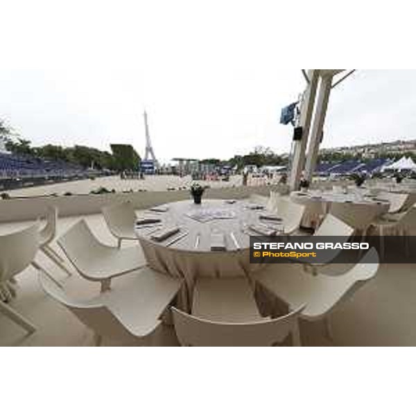 LGCT of Paris - A view of the VIP lounge and the food service - Paris , Champ de Mars - 1 July 2017 - ph.Mario Grassia/LGCT