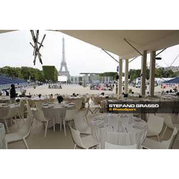 LGCT of Paris - A view of the VIP lounge and the food service - Paris , Champ de Mars - 1 July 2017 - ph.Mario Grassia/LGCT