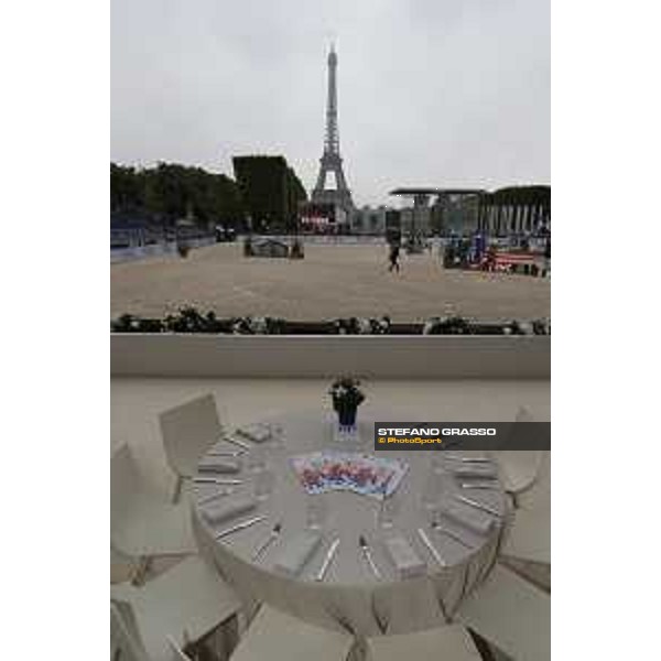 LGCT of Paris - A view of the VIP lounge and the food service - Paris , Champ de Mars - 1 July 2017 - ph.Mario Grassia/LGCT