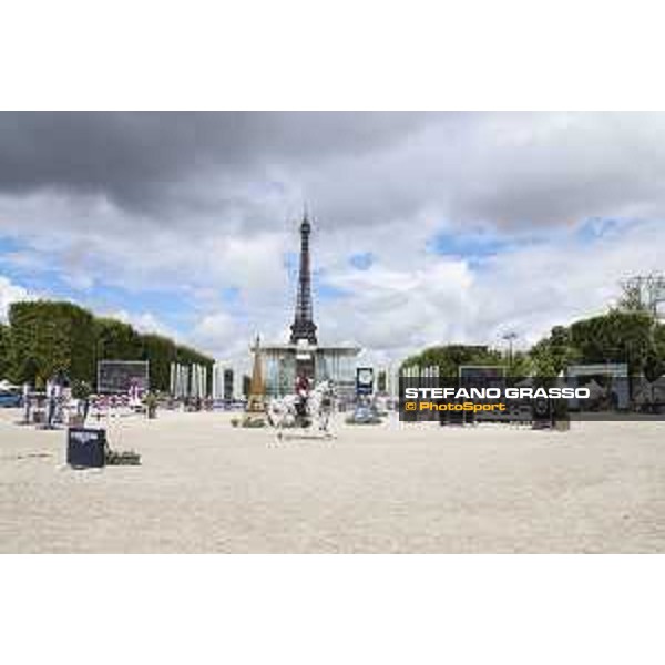 LGCT of Paris - A view of the arena and the Tour Eiffel - Paris , Champ de Mars - 30 June 2017 - ph.Mario Grassia/LGCT