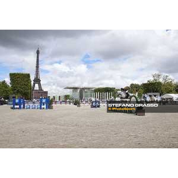 LGCT of Paris - A view of the arena and the Tour Eiffel - Paris , Champ de Mars - 30 June 2017 - ph.Mario Grassia/LGCT