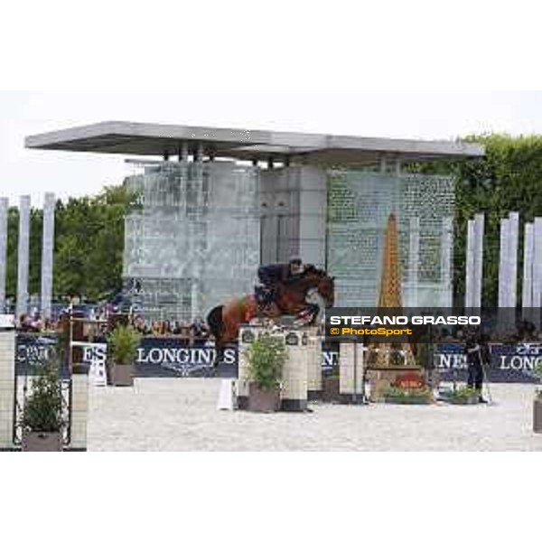 LGCT of Paris - Class 11 - Emilio Bicocchi on Sassicaia Ares - Paris , Champ de Mars - 1 July 2017 - ph.Stefano Grasso/LGCT