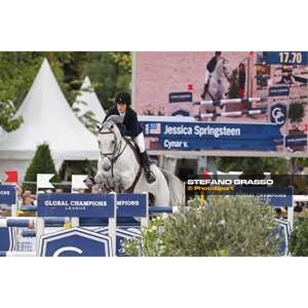 LGCT of Paris - Class 11 - Jessica Springsteen on Cynar V. - Paris , Champ de Mars - 1 July 2017 - ph.Stefano Grasso/LGCT