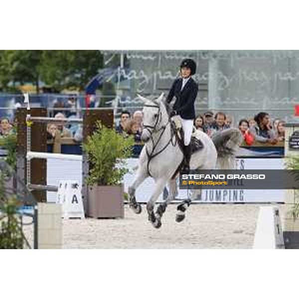 LGCT of Paris - Class 11 - Jessica Springsteen on Cynar V. - Paris , Champ de Mars - 1 July 2017 - ph.Stefano Grasso/LGCT