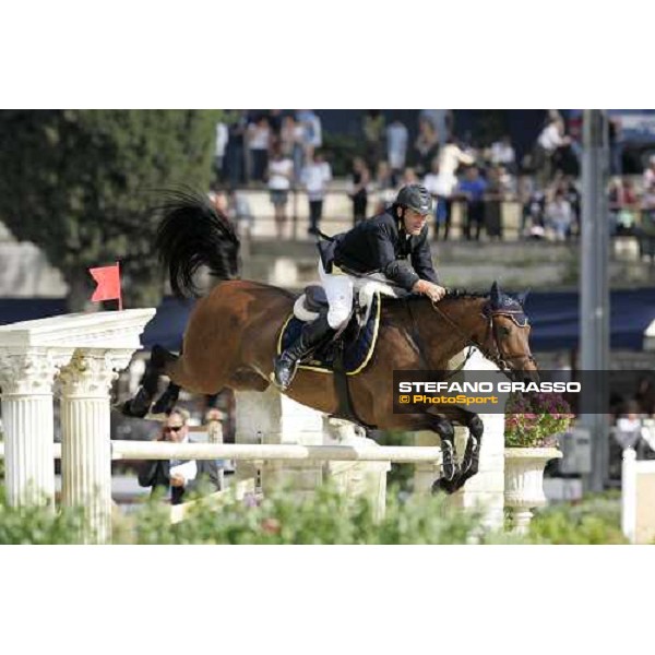 Marcus Fuchs on Loro Piana La Toya III during Gran Premio Roma - Loro Piana at 75.¡ Csio Piazza di Siena Rome, 27th may 2007 ph. Stefano Grasso