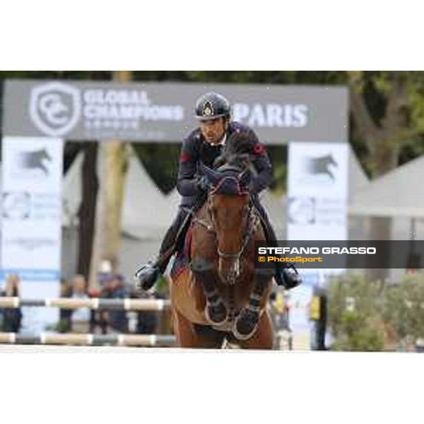 LGCT of Paris - Class 11 - Emilio Bicocchi on Sassicaia Ares - Paris , Champ de Mars - 1 July 2017 - ph.Stefano Grasso/LGCT