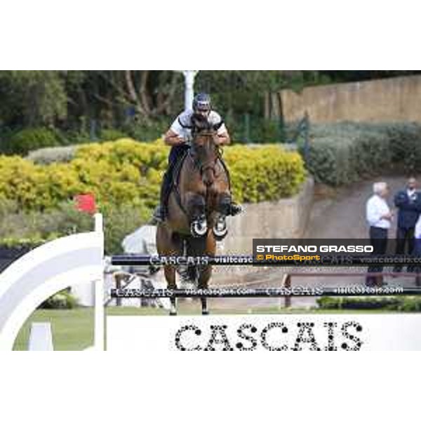 LGCT of Cascais - Warm up - Gonzalo Anon on Qlamp d\'Ivraie - Cascais, - 6 July 2017 - ph.Stefano Grasso/LGCT