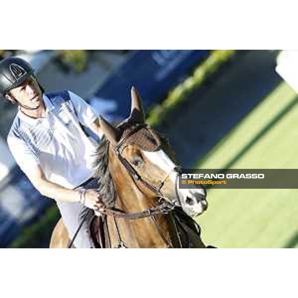 LGCT of Cascais - Warm up - Scott Brash on Hello Forever - Cascais, - 6 July 2017 - ph.Stefano Grasso/LGCT