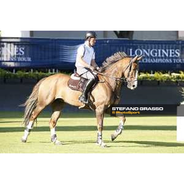 LGCT of Cascais - Warm up - Scott Brash on Hello Forever - Cascais, - 6 July 2017 - ph.Stefano Grasso/LGCT