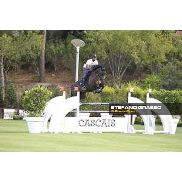 LGCT of Cascais - Warm up - Sheikh Ali Al Thani on Carolina 31 - Cascais, - 6 July 2017 - ph.Stefano Grasso/LGCT