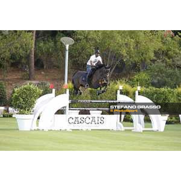 LGCT of Cascais - Warm up - Sheikh Ali Al Thani on Carolina 31 - Cascais, - 6 July 2017 - ph.Stefano Grasso/LGCT