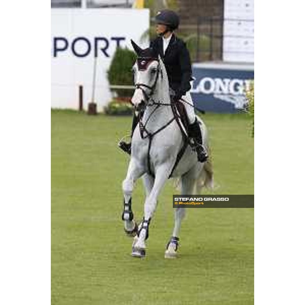 LGCT of Cascais - Class 1 - Georgina Bloomberg on Crown 5 - Cascais, - 7 July 2017 - ph.Stefano Grasso/LGCT