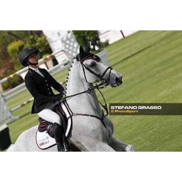 LGCT of Cascais - Class 1 - Georgina Bloomberg on Crown 5 - Cascais, - 7 July 2017 - ph.Stefano Grasso/LGCT
