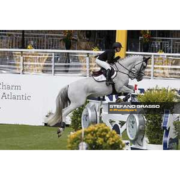 LGCT of Cascais - Class 1 - Georgina Bloomberg on Crown 5 - Cascais, - 7 July 2017 - ph.Stefano Grasso/LGCT