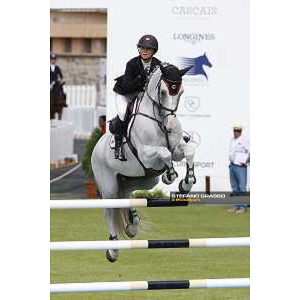 LGCT of Cascais - Class 1 - Georgina Bloomberg on Crown 5 - Cascais, - 7 July 2017 - ph.Stefano Grasso/LGCT