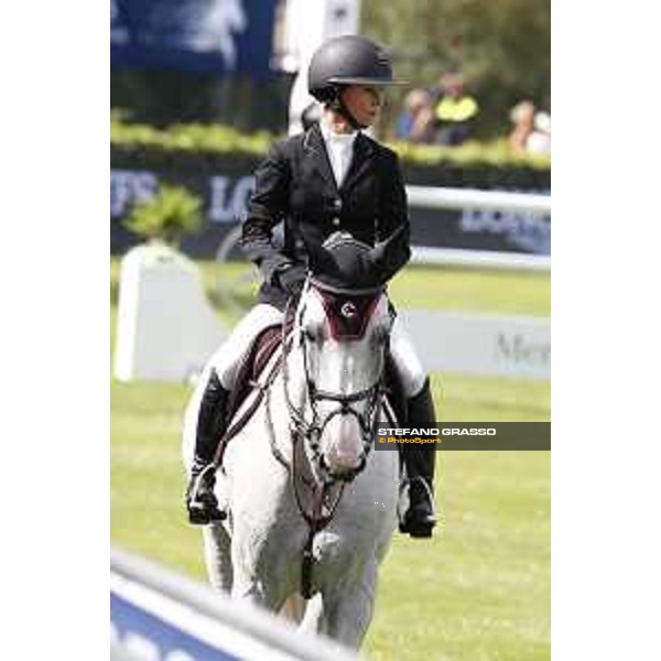 LGCT of Cascais - Class 1 - Georgina Bloomberg on Crown 5 - Cascais, - 7 July 2017 - ph.Stefano Grasso/LGCT