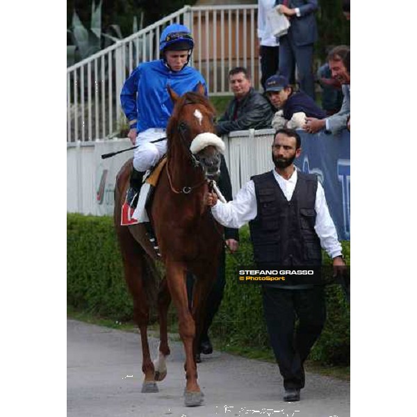 Kieren Mc Evoy on Vespone Premio Presidente della Repubblica Rome Capannelle 16th may 2004 ph. Stefano Grasso