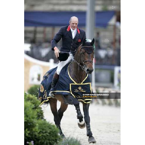 John Whitaker on Peppermill winners of Gran Premio Roma - Loro Piana at 75.¡ Csio Piazza di Siena Rome, 27th may 2007 ph. Stefano Grasso