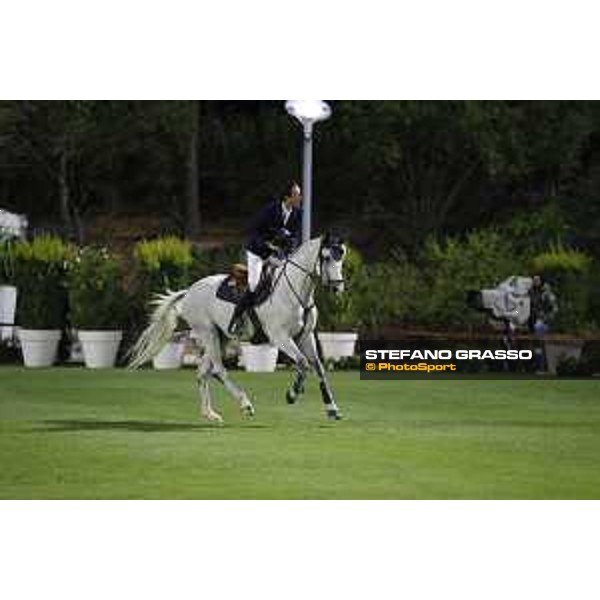 LGCT of Cascais - Class 2 - Martin Fuchs on Clooney 51parades after winning the class - Cascais, - 7 July 2017 - ph.Stefano Grasso/LGCT