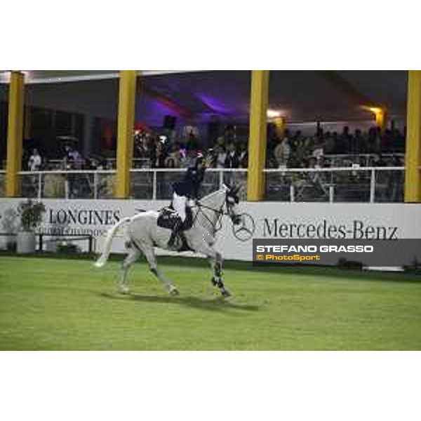 LGCT of Cascais - Class 2 - Martin Fuchs on Clooney 51parades after winning the class - Cascais, - 7 July 2017 - ph.Stefano Grasso/LGCT