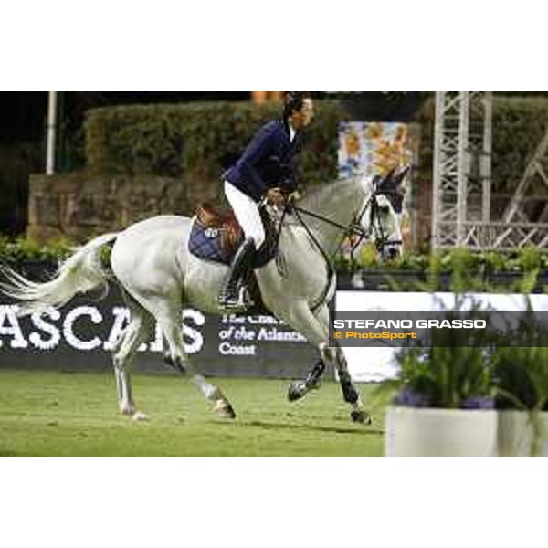 LGCT of Cascais - Class 2 - Martin Fuchs on Clooney 51parades after winning the class - Cascais, - 7 July 2017 - ph.Stefano Grasso/LGCT