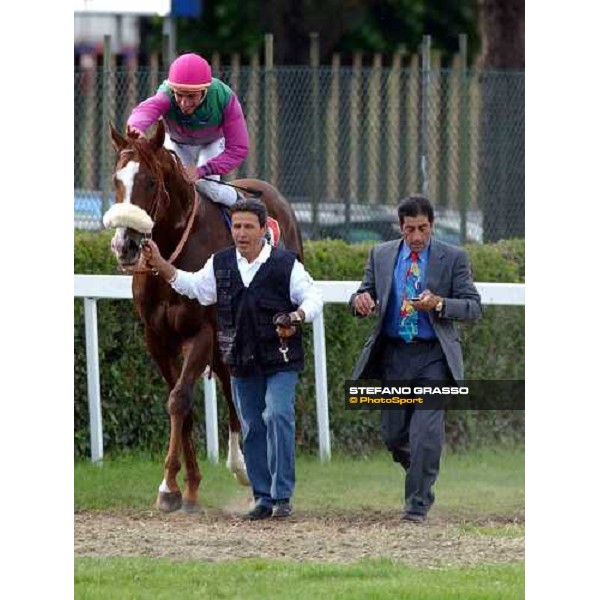 Mariolino Esposito and Altieri Premio Presidente della Repubblica Rome Capannelle 16th may 2004 ph. Stefano Grasso